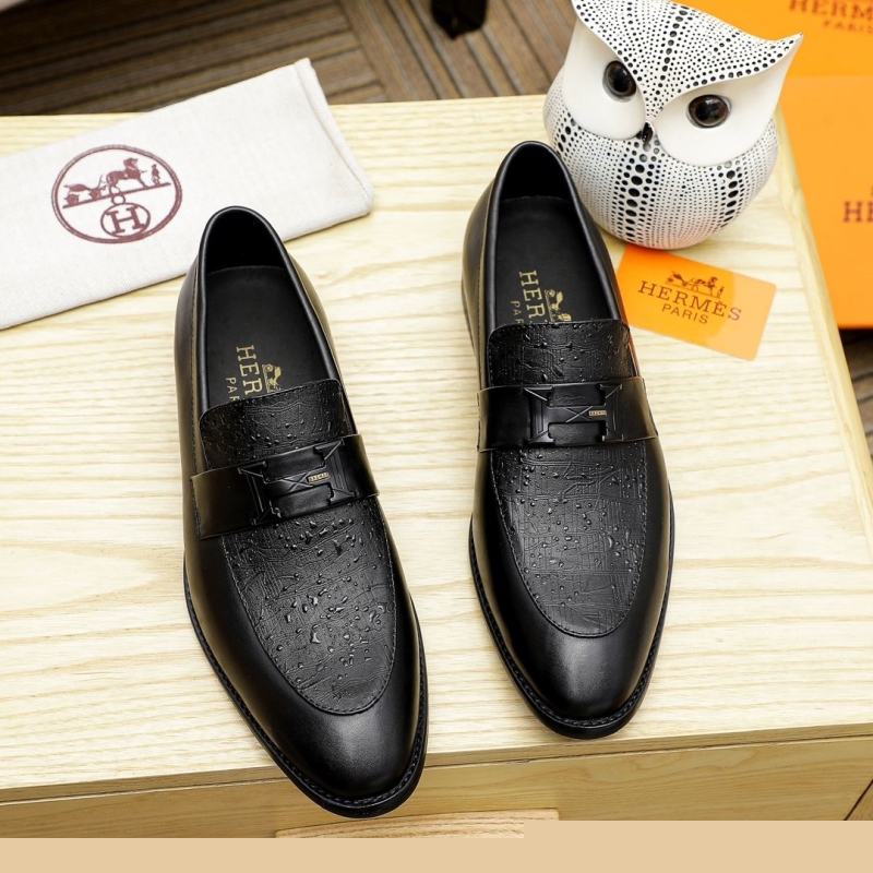 H**mes leather shoes